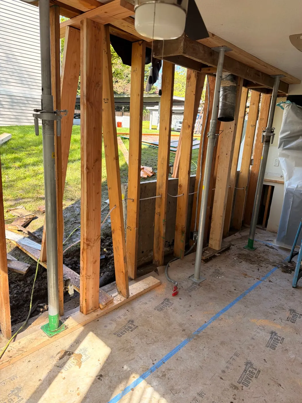 Before: Structural repair